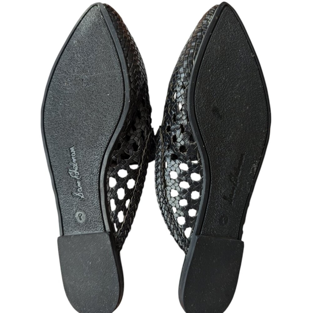 Sam Edelman Woven Genuine Leather Navya Mule Slides - Size 8 - Picture 3 of 5